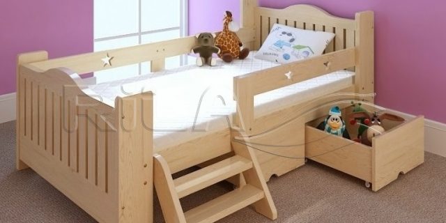 детские кровати из натурального массива дерева
